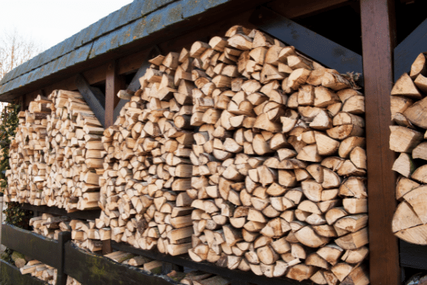Diy firewood seasoning shed clearance